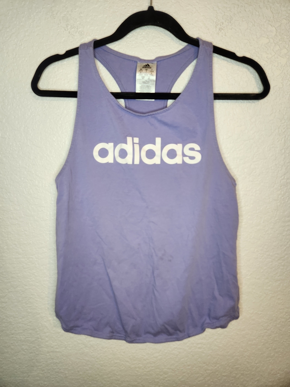 Adidas Women’s Lavender Logo Tank Top S